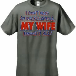 Bewild My Wife Knows It All Men's T-Shirt