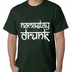 Bewild Namastay Drunk Funny Mens T-shirt