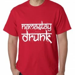 Bewild Namastay Drunk Funny Mens T-shirt