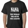 Bewild Positive Reinforcement Nana The Woman The Myth The Legend Mens T-shirt