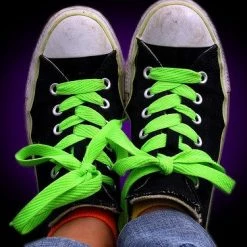 Bewild Neon & Black Light Accessories Neon Black Light Reactive Shoe Laces (Pair)