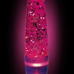 Bewild Neon Purple Glitter Lamp (14 Inches) Lava Lamps & Lighting