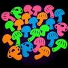 Bewild Neon Mushrooms Black Light Reactive Wall Decorations