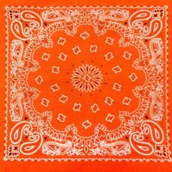 Bewild Neon Orange Bandana (Glows Under Black Light) Bandannas