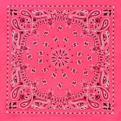 Bewild Neon Pink Bandana (Glows Under Black Light)