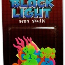 Bewild Neon & Black Light Accessories Neon Skulls Black Light Reactive Wall Decorations