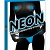 Bewild Neon Vibrating Crotchless Panty And Pasties Set
