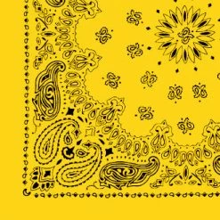 Bewild Neon Yellow Bandana (Glows Under Black Light) Bandannas