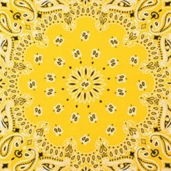 Bewild Neon Yellow Bandana (Glows Under Black Light) Bandannas