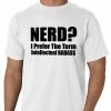 Bewild Cool Funny & Offensive Nerd? I Prefer The Term Intellectual Bad Ass Men's T-Shirt