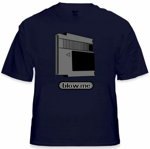 Bewild NES Nintendo Cartridge Blow Me T-Shirt