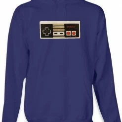 Bewild Comic Con & Gaming Clothing Video Game NES Old School Game Controller Hoodie