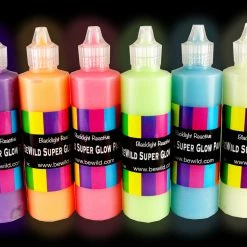 Bewild Next Generation SUPER Glow In The Dark (And Blacklight) Paint Glow & Black Light Paint