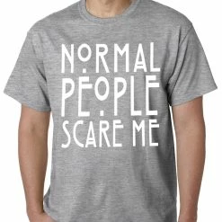 Bewild Normal People Scare Me Mens T-shirt