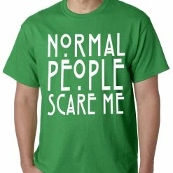 Bewild Normal People Scare Me Mens T-shirt