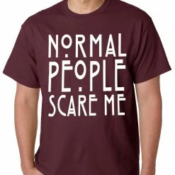 Bewild Normal People Scare Me Mens T-shirt