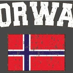 Bewild Norway Vintage Flag International Mens T-Shirt Nationality & Ethnic