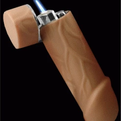 Bewild Novelty Real Look & Feel *VIBRATING* Penis Dick Torch Lighter