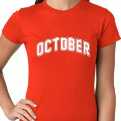 Bewild October Girls T-shirt Hip-Hop Inspired Clothing 21 Bewild October Girls T-shirt Hip-Hop Inspired Clothing