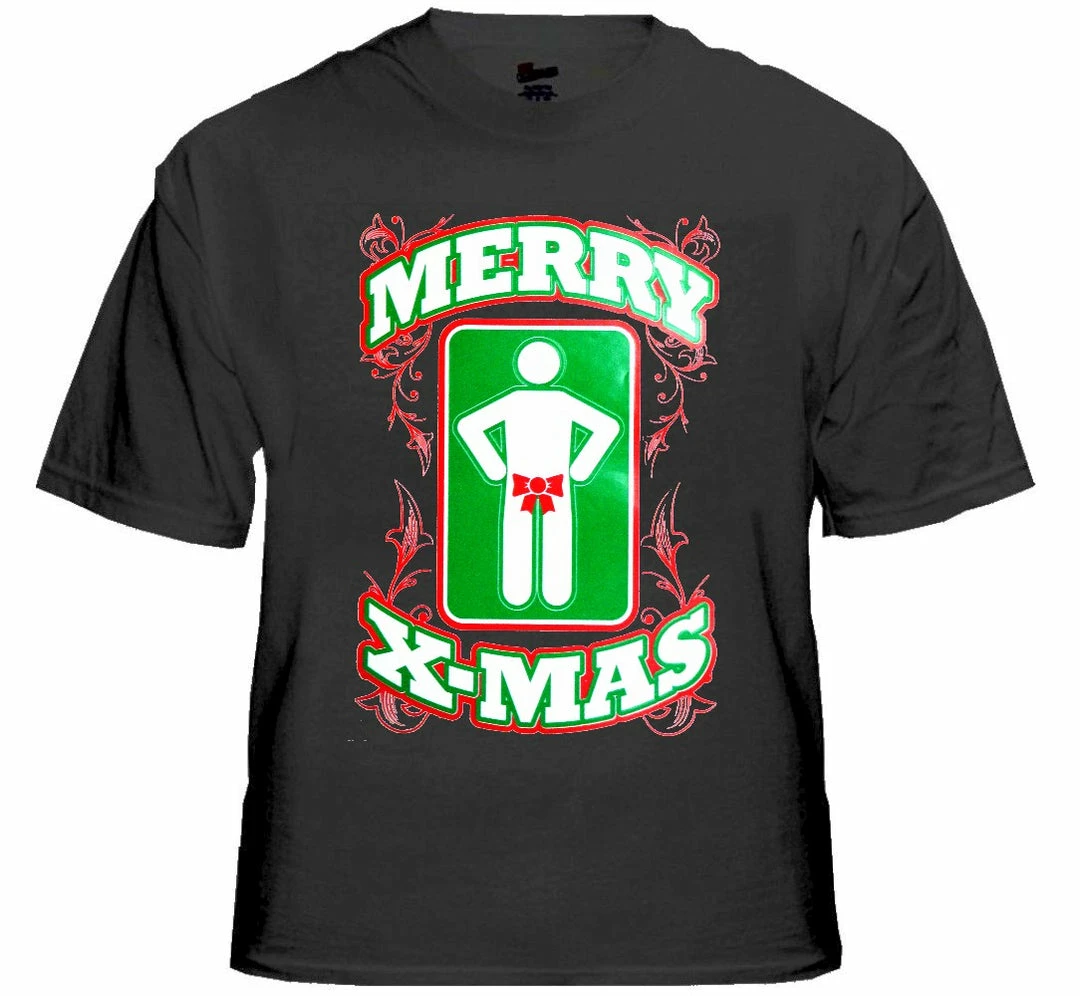 Bewild Holiday Prints Offensive Christmas T-Shirts - Merry X-Mas T-Shirt 4 Bewild Holiday Prints Offensive Christmas T-Shirts - Merry X-Mas T-Shirt