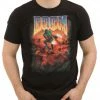Bewild Official Doom Original Cover Mens T-shirt Comic Con & Gaming Clothing, Video Game