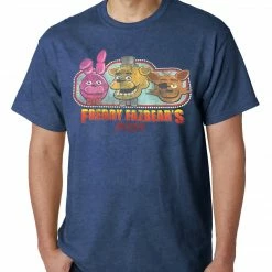 Bewild Comic Con & Gaming Clothing, Video Game Official Five Nights At Freddy's Freddy Fazbear's Pizza Graphic T-Shirt