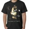 Bewild Official Five Nights At Freddy's Logo Mens T-Shirt (Black)