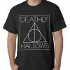 Bewild Official Harry Potter Deathly Hallows Mens T-shirt Comic Con & Gaming Clothing, Video Game