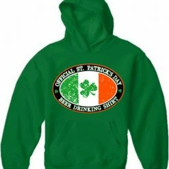 Bewild St.Patricks Day Official St. Patrick's Day Beer Drinking Adult Hoodie