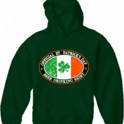 Bewild St.Patricks Day Official St. Patrick's Day Beer Drinking Adult Hoodie
