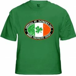Bewild Official St. Patrick's Day Beer Drinking Men's T-Shirt