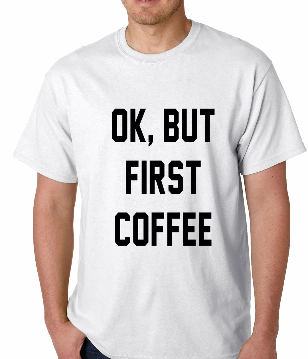 Bewild Cool Funny & Offensive Ok, But First Coffee Mens T-shirt 3 Bewild Cool Funny & Offensive Ok, But First Coffee Mens T-shirt