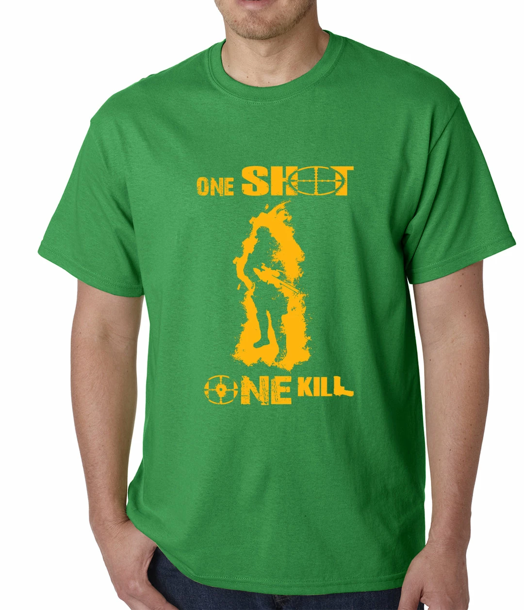 Bewild One Shot One Kill Sniper Mens T-shirt 7 Bewild One Shot One Kill Sniper Mens T-shirt