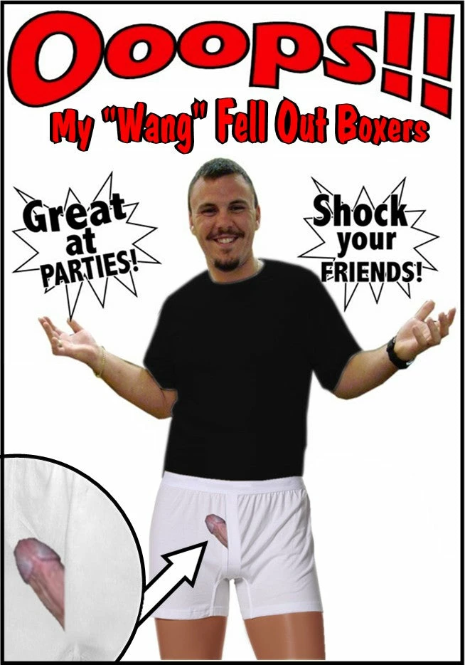 Bewild Men's Boxers Ooops My "Wang" Fell Out Boxer Shorts 6 Bewild Men's Boxers Ooops My "Wang" Fell Out Boxer Shorts
