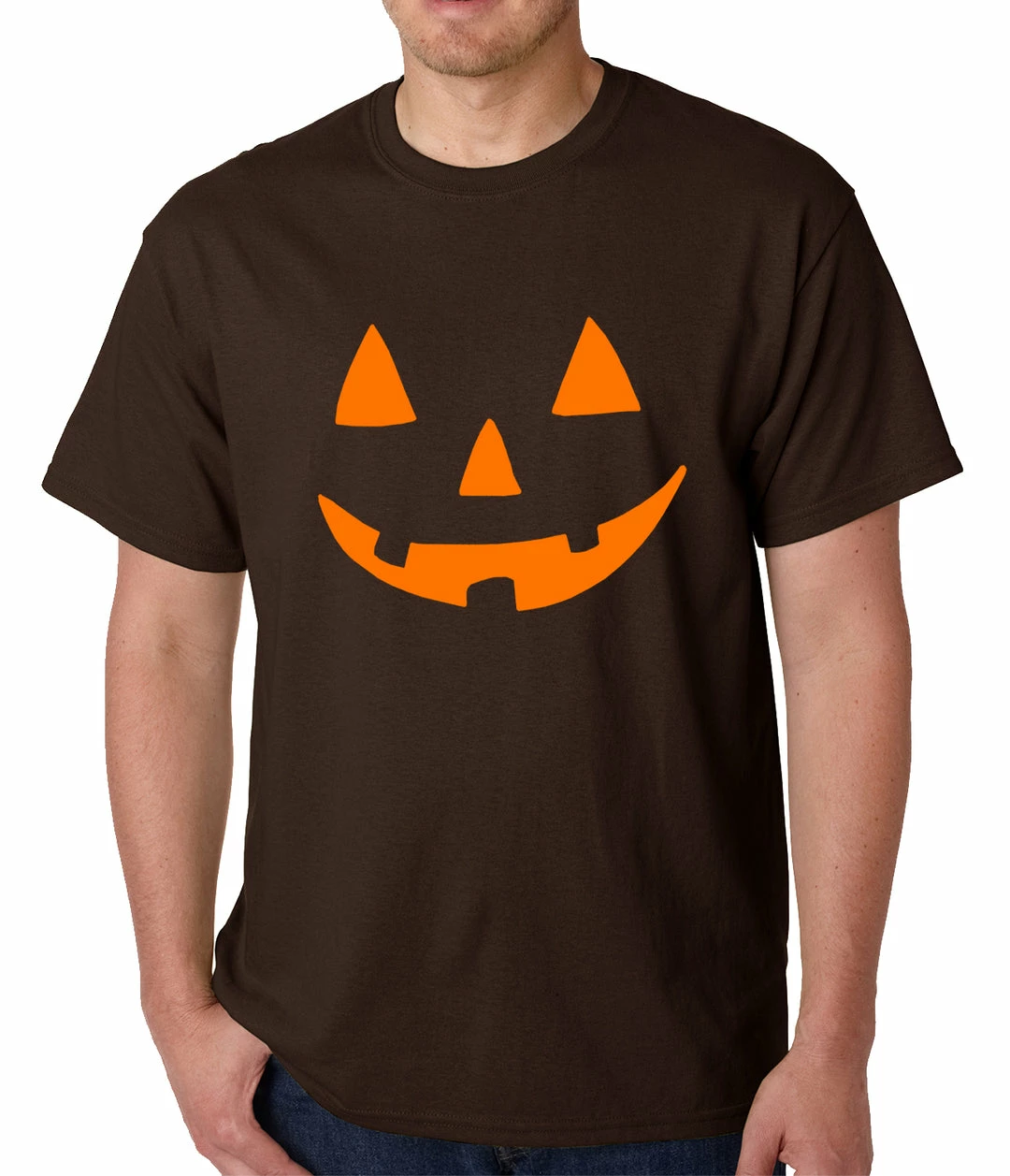 Bewild Halloween Tshirt - Orange Jack O' Lantern Mens T-shirt 4 Bewild Halloween Tshirt - Orange Jack O' Lantern Mens T-shirt
