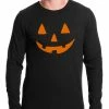Bewild Halloween Shirt - Orange Jack O' Lantern Thermal Shirt Cool Funny & Offensive
