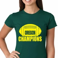 Bewild Sport Inspiration Oregon Football Champions Girls T-shirt