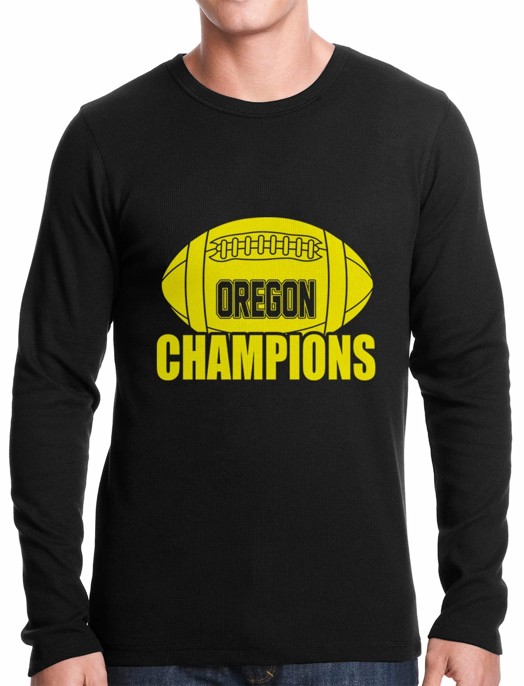 Bewild Sport Inspiration Oregon Football Champions Thermal Shirt 3 Bewild Sport Inspiration Oregon Football Champions Thermal Shirt