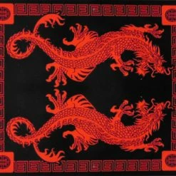 Bewild Oriental Twin Dragon Tapestry Tapestries
