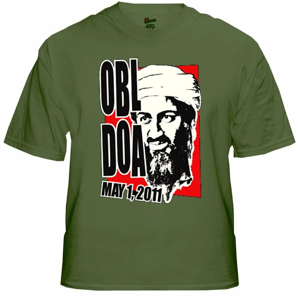 Bewild Osama Bin Laden KIA - Dead On Arrival T-Shirt Cool Funny & Offensive 8 Bewild Osama Bin Laden KIA - Dead On Arrival T-Shirt Cool Funny & Offensive