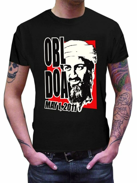 Bewild Osama Bin Laden KIA - Dead On Arrival T-Shirt Cool Funny & Offensive 10 Bewild Osama Bin Laden KIA - Dead On Arrival T-Shirt Cool Funny & Offensive