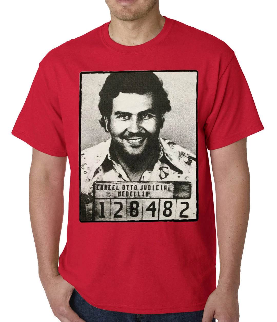 Bewild Cool Funny & Offensive Pablo Escobar Smiling Mug Shot Mens T-shirt 10 Bewild Cool Funny & Offensive Pablo Escobar Smiling Mug Shot Mens T-shirt