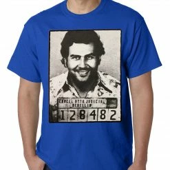 Bewild Cool Funny & Offensive Pablo Escobar Smiling Mug Shot Mens T-shirt 20 Bewild Cool Funny & Offensive Pablo Escobar Smiling Mug Shot Mens T-shirt