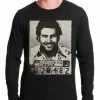 Bewild Pablo Escobar Smiling Mug Shot Thermal Shirt
