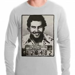 Bewild Pablo Escobar Smiling Mug Shot Thermal Shirt
