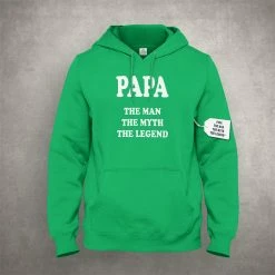 Bewild Papa - The Man, The Myth, The Legend Fathers Day Adult Hoodie Positive Reinforcement