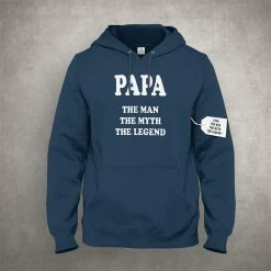 Bewild Papa - The Man, The Myth, The Legend Fathers Day Adult Hoodie Positive Reinforcement