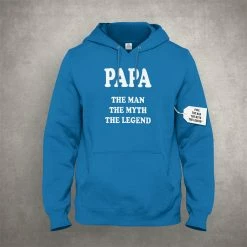 Bewild Papa - The Man, The Myth, The Legend Fathers Day Adult Hoodie Positive Reinforcement
