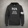 Bewild Papa - The Man, The Myth, The Legend Fathers Day Adult Hoodie Positive Reinforcement