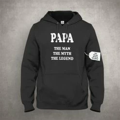 Bewild Papa - The Man, The Myth, The Legend Fathers Day Adult Hoodie Positive Reinforcement